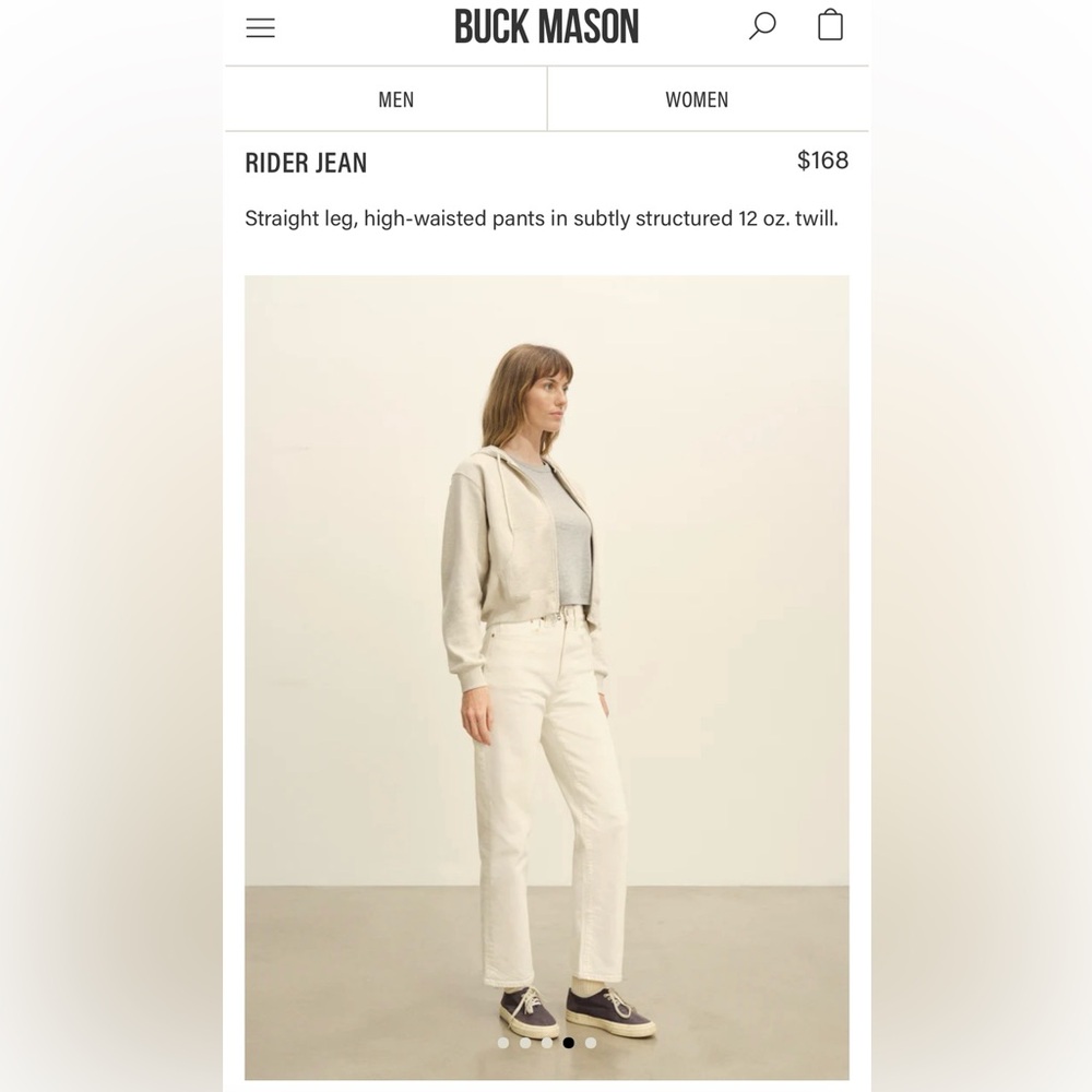 Women’s Buck Mason Rider Jean - Picture 3 of 7